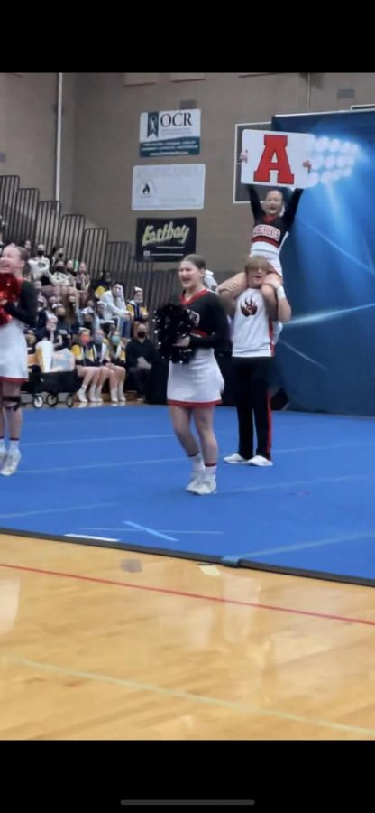 Number 1. On December 4th, Sophomore Annabelle Tibaldo and the Castle View cheer team went and competed. The Cheer team won this competition and got first place. “I make sure my grades are up so I can participate and I'm healthy so practice is easier” Tibaldo said.