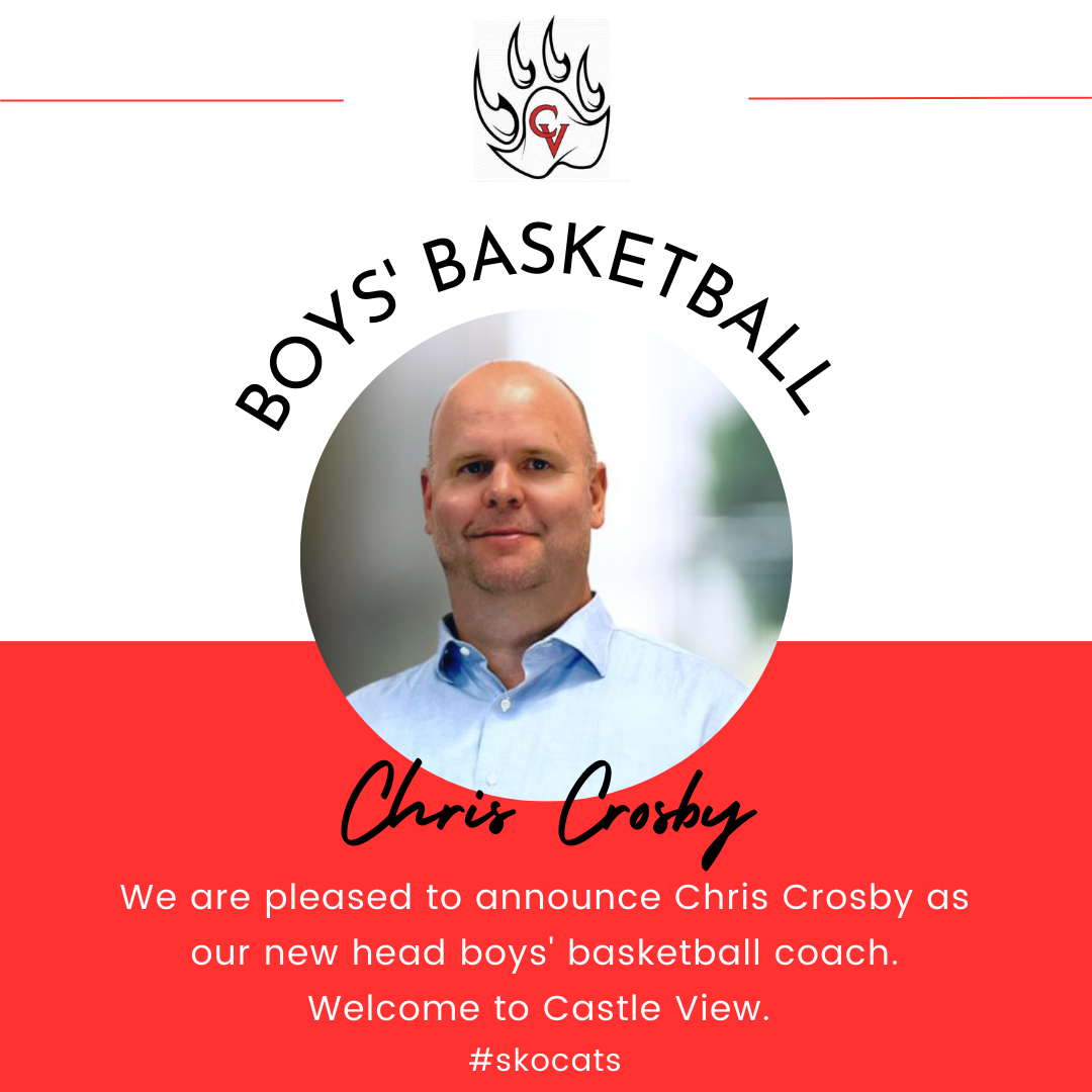 Chris Crosby is in his first season at Castle View.  Crosby was hired last Fall. The Sabercats won 10 of their first 13 games.