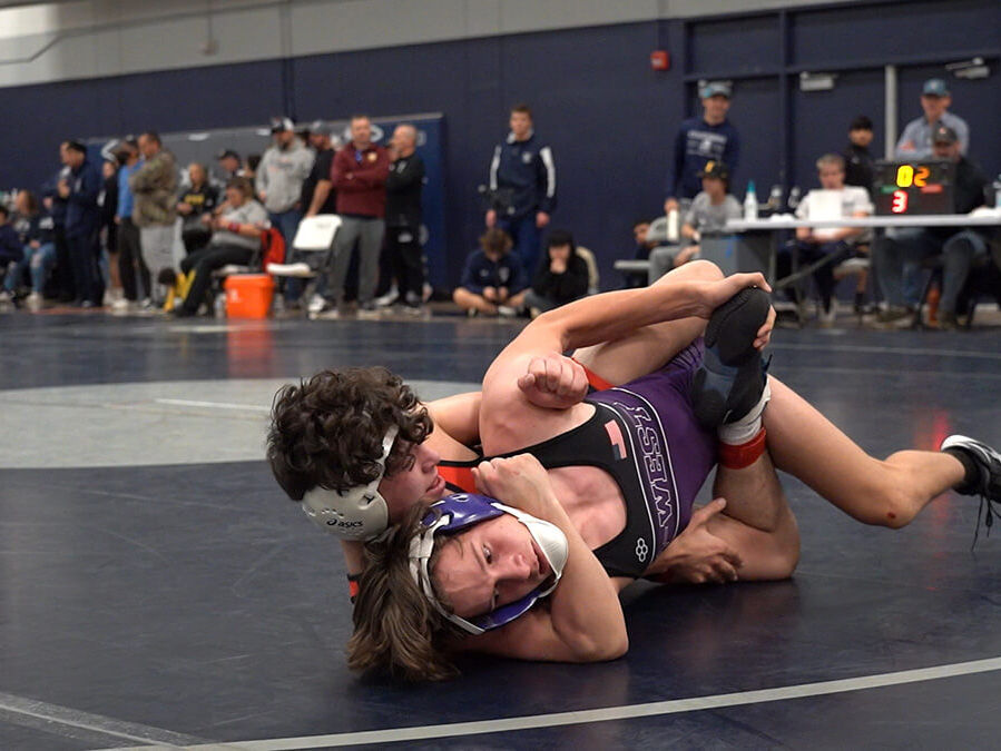 Gotcha!
CV Wrestler takes down opponent
Castle View wraps their regular season this week.
The CHSAA State Wrestling Tournament take place February 15th - February 17th at Ball Arena, in Denver.